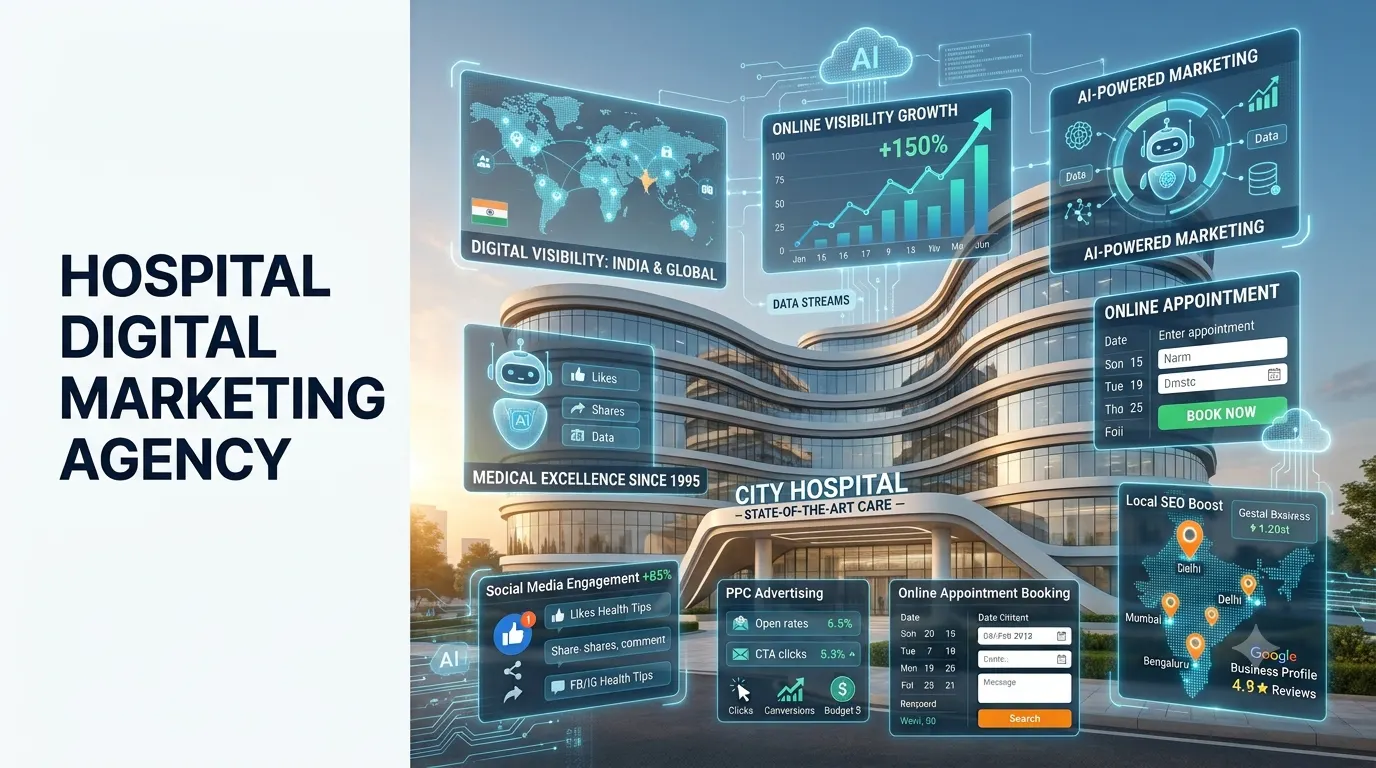 Hospital Digital Marketing Agency Strategies That Increase Patient Enquiries and Online Visibility