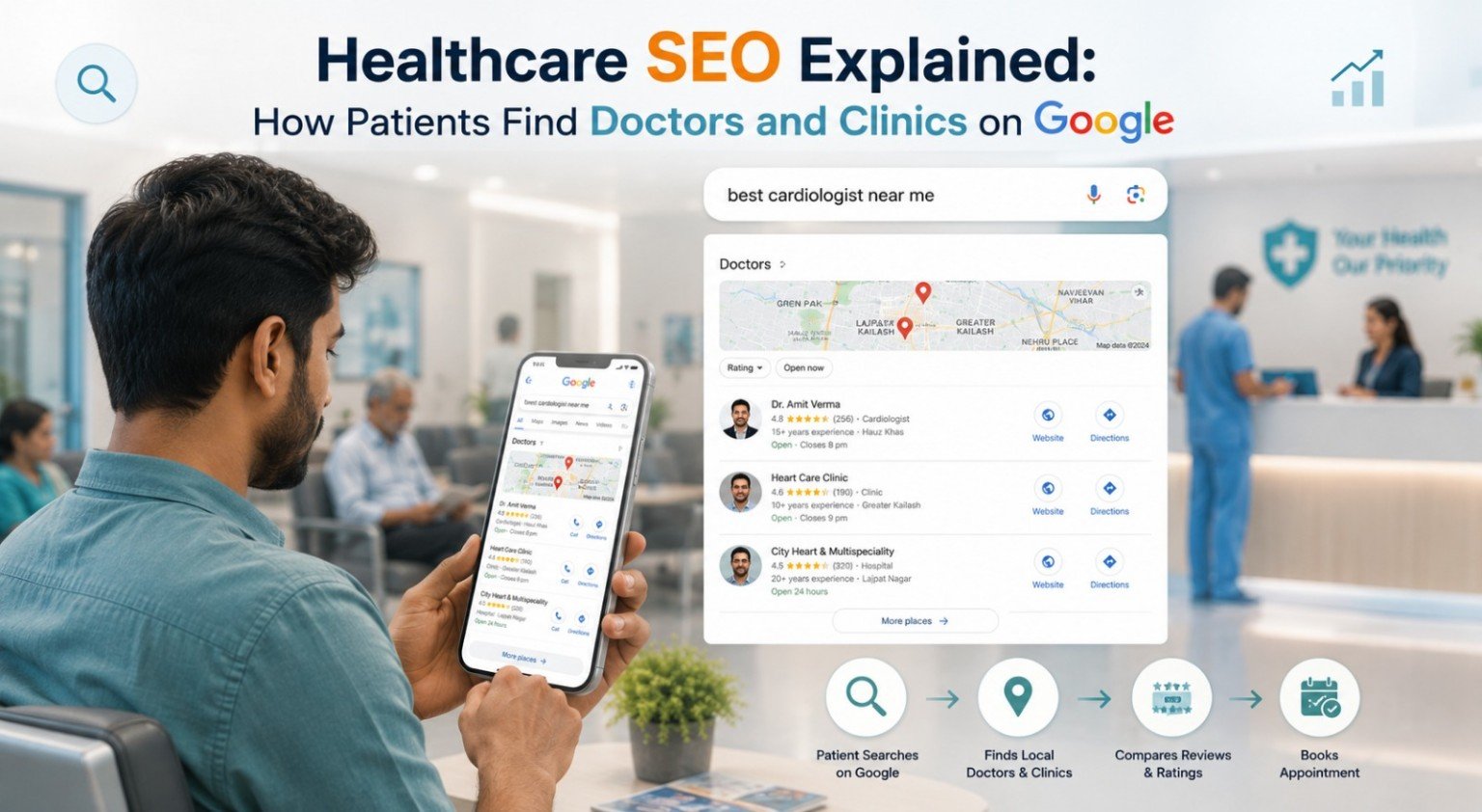 Healthcare SEO: How Patients Find Doctors & Clinics on Google