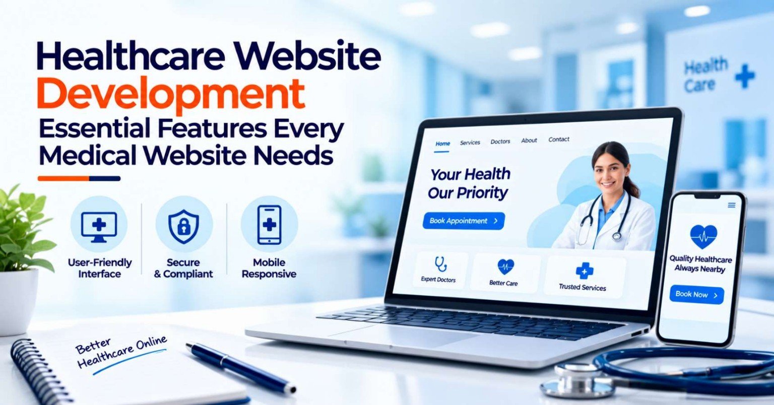 Healthcare Website Development: Essential Features Guide