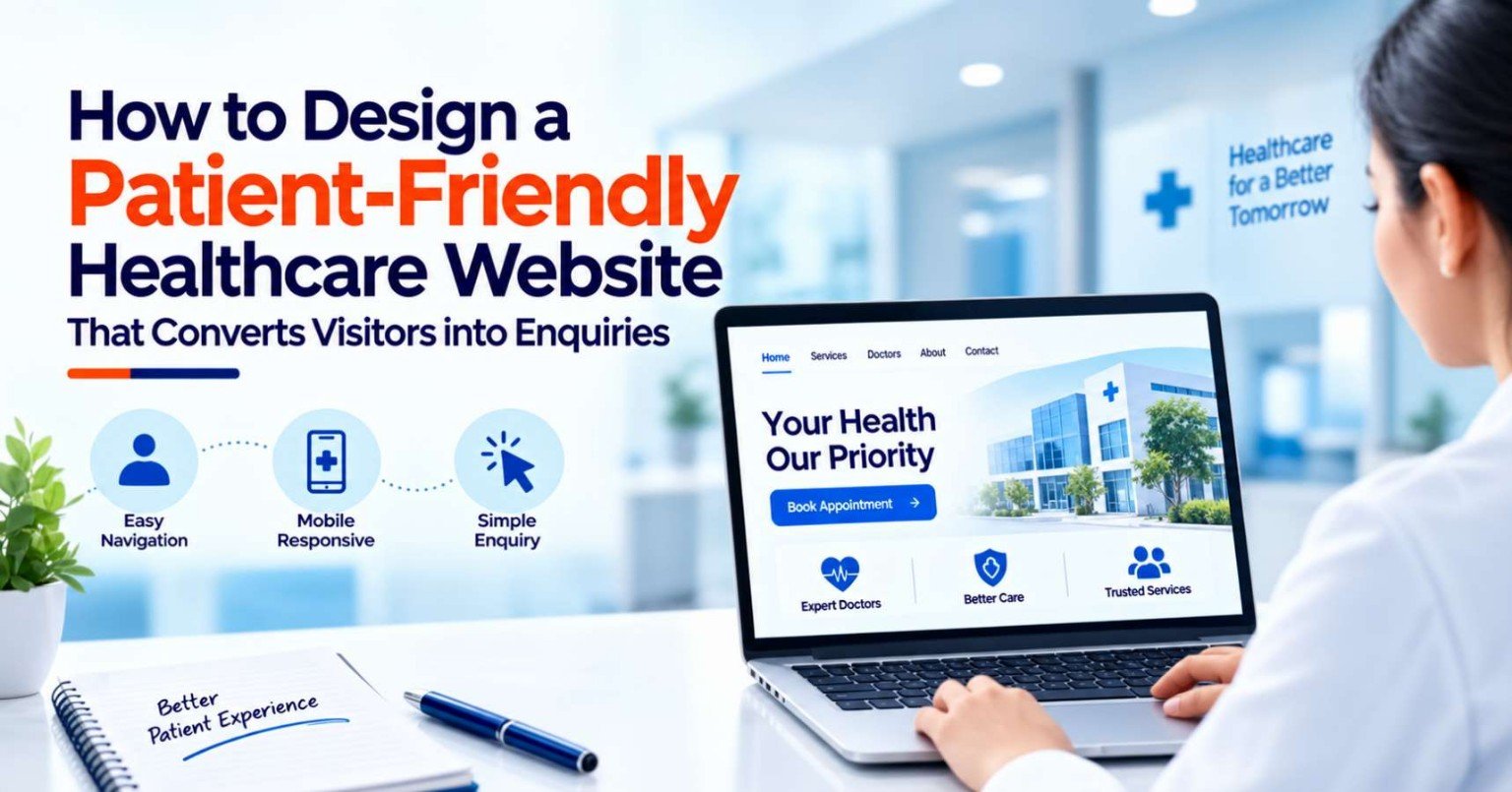 Patient-Friendly Healthcare Website: Design & Conversion Guide