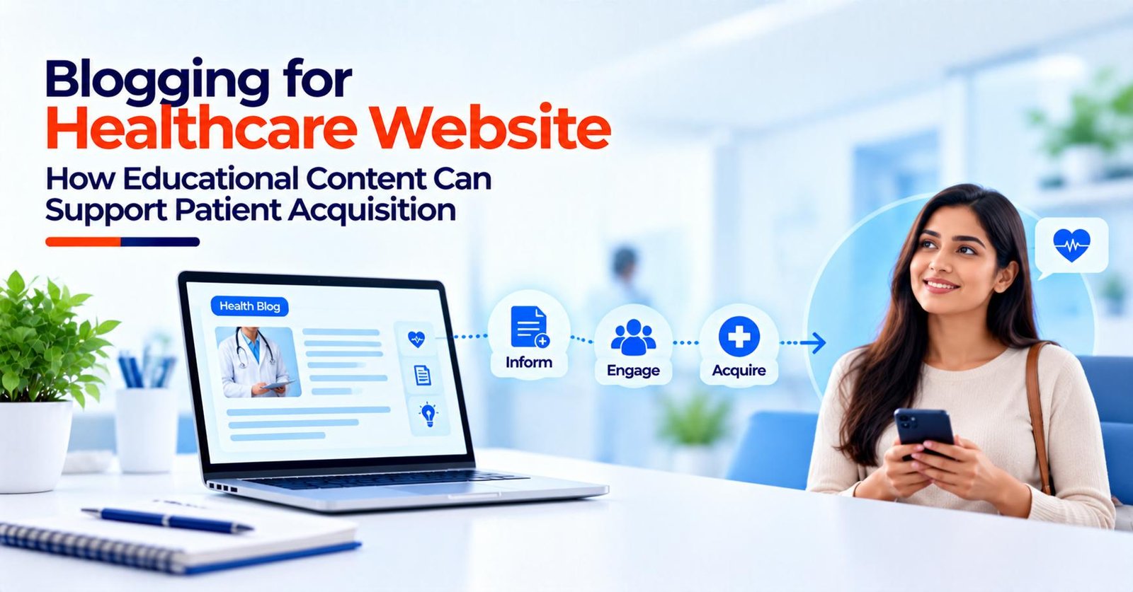 Blogging for Healthcare Websites: How Educational Content Can Support Patient Acquisition